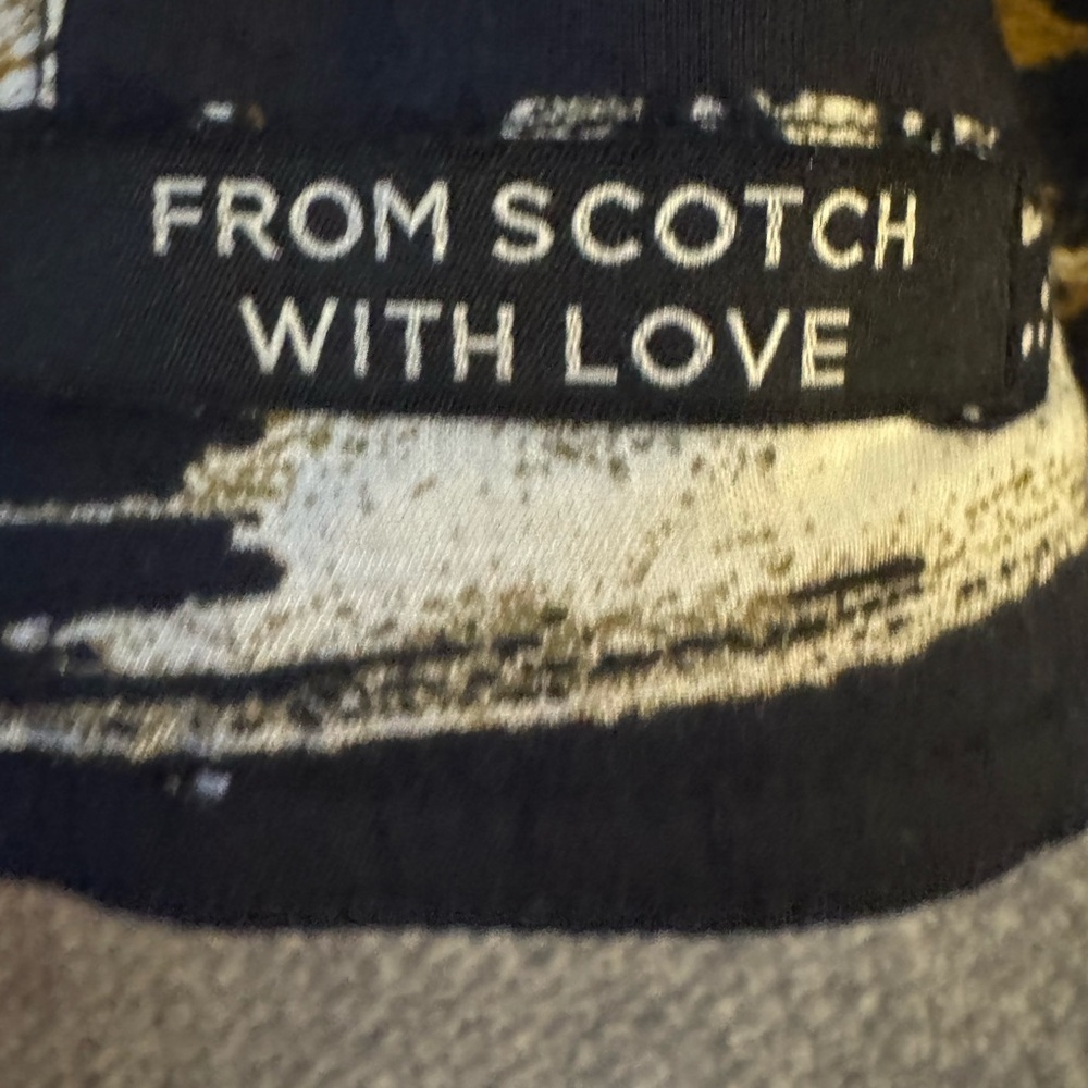 Scotch & Soda Black and Gold Patterned Vest Casual - Picture 6 of 8